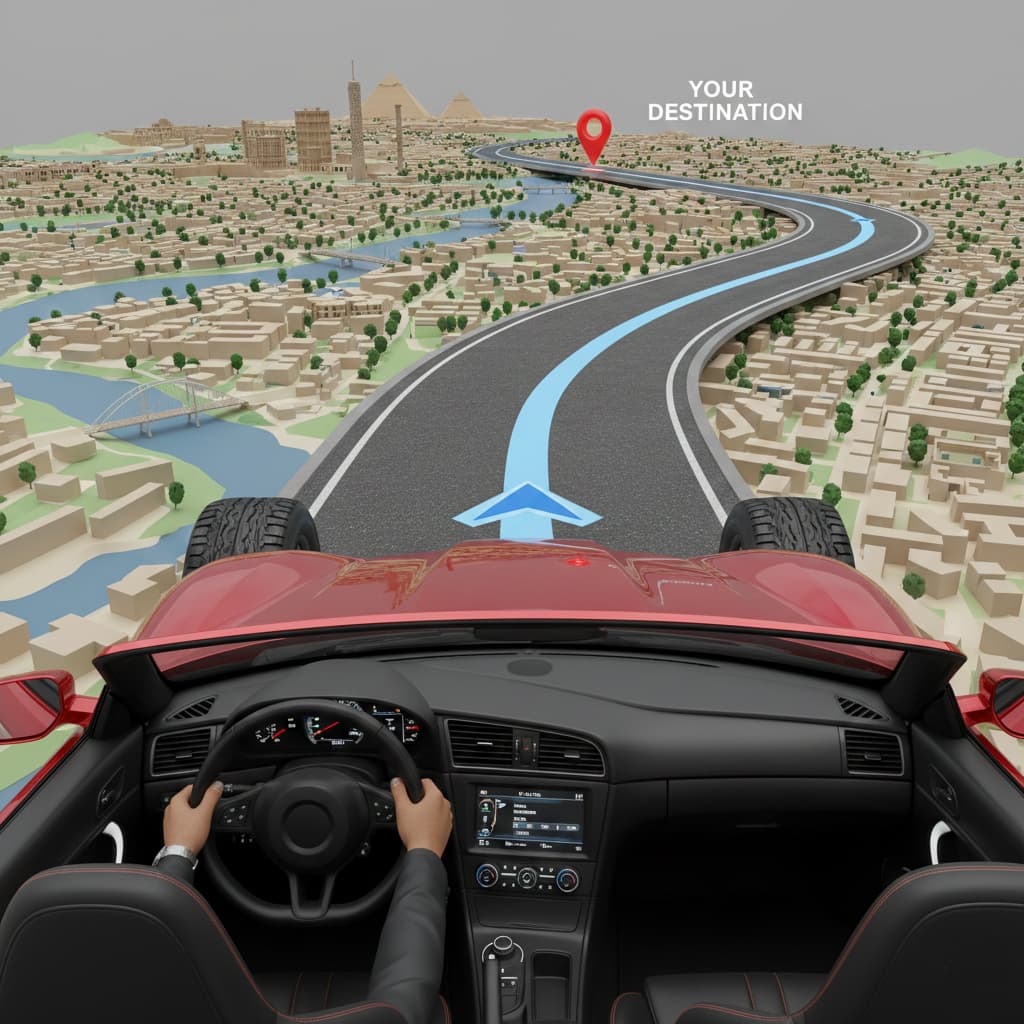 سيارات للإيجار مع GPS في القاهرة